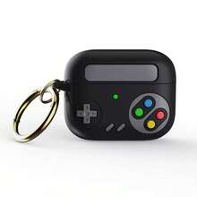 Compatible With AirPods Pro/Pro2/4/3/1/2 Game Controller Design Silicone Protective Cover - Black - View 8