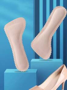 1 Pair Self-Adhesive Non-Slip Forefoot Pads, Designed For Sandals And Open-Toe Shoes, With Soft Cushion Inserts - Multicolor - View 9