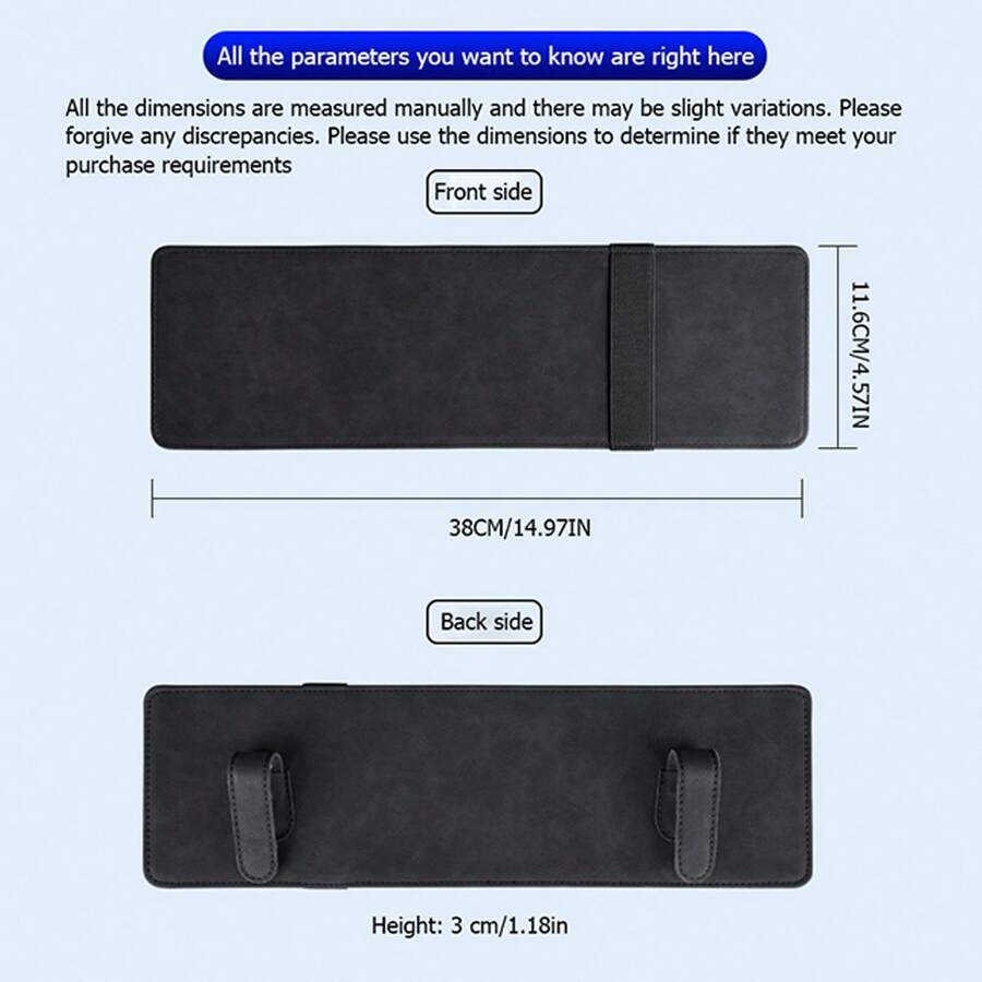 Car Sun Visor Extension Sunshade, Glare Protection, Storage & Interior Decor - One Size Fits All - View 1