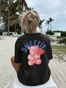Camisetas talla grande - Negro - Ver 3