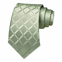 Bộ phụ kiện gồm cà vạt, khăn cài túi, khuy măng sét, kẹp cà vạt và ghim cài ve áo bằng polyester kẻ caro xanh nhạt 8CM (3.15inch) dành cho nam, thích hợp cho đám cưới, lễ tốt nghiệp, hẹn hò, công việc kinh doanh và các dịp khác. Là món quà lý tưởng cho sinh nhật hoặc Ngày của Cha. - màu xanh nhạt - Xem 2