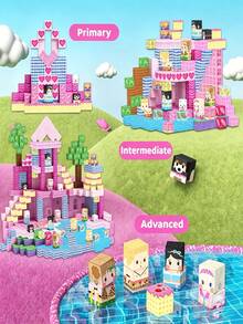Bloques de construcción magnéticos - Juego de mundo magnético para niños de 3+ años, juguete sensorial STEM, adecuado para el aula y regalos para niños y niñas, fiesta en la piscina, colores aleatorios, juguetes para niños, bloques magnéticos, bloques de construcción magnéticos - Multicolor - Ver 4