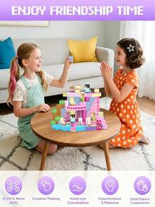Bloques de construcción magnéticos - Juego de mundo magnético para niños de 3+ años, juguete sensorial STEM, adecuado para el aula y regalos para niños y niñas, fiesta en la piscina, colores aleatorios, juguetes para niños, bloques magnéticos, bloques de construcción magnéticos - Multicolor - Ver 3