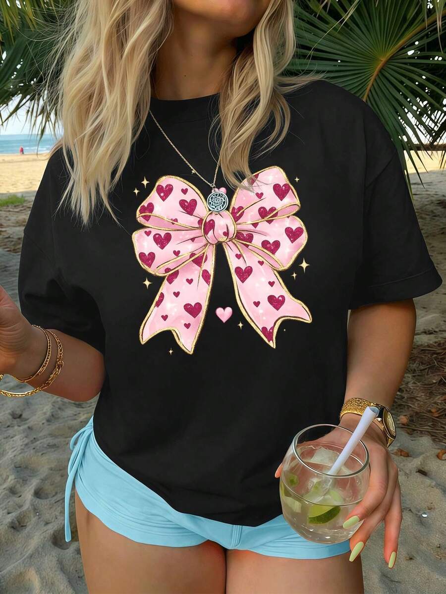 Women T-Shirts - Black - View 1