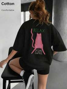 Women T-Shirts - Black - View 7
