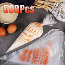Uds bolsas de mangas de pastelería boquillas de confitería desechables bolsillo crema exprimidora bolsa de fugas pastel panadería decoraciones producto JMTI - 300 PIEZAS S - Ver 1