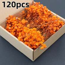 Bouquet de fleurs de Gypsophila réalistes - Style bohème, pour remplissage de vase, décoration de mariage, accents pour la maison et le bureau, fête, jardin, confection de cartes et artisanat DIY - Durable, très réaliste - Multicolore - Voir 25