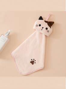 3/1pc Cute Cartoon Cat Towel - Soft Coral Fleece Pocket Towel Suitable For Bathroom And Kitchen - Highly Absorbent Dual-Use Wiping Towel, Home Bathroom Decor, Summer Wedding Girlfriend Gift, Bathroom Towel, Bathroom Shower Essential, Hair Brush Towel, Travel Holiday Essential, Pool Essential, Bathroom Accessory, Outdoor Camping Essential, Travel Essential, Bathroom Decor, Bathroom Towel - Multicolor - View 19