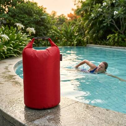 ABAHUB 1PC Lightweight Portable Drift Bag – Outdoor Storage Bag For Swimming, Travel & Fitness – Drift Bag With Adjustable Straps (Durable/Compact)