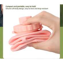 Collapsible Water Bottle, 20 Oz Foldable Silicone Travel Water Bottle,  Leak Proof Portable Water Cup For Outdoor Camping Hiking - Hồng - Xem 3