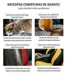 10 Pieces Universal Car Seat Covers - 查看 2