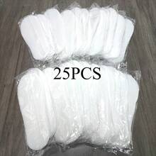 50 piezas Zapatillas desechables de SPA - Talla única ajustable, antideslizante, para hotel, viaje y uso doméstico - Almohadillas higiénicas de un solo uso para el apoyo del pie - Adecuado para centros de spa, gimnasios, hospitales - Empaque a granel, zapatillas de interior, diseño minimalista, material suave, zapatos versátiles, uso médico, aislamiento, Galentines, cachorro, carnaval, zapato, selecciones de primavera y verano - Pantuflas de casa - Ver 2