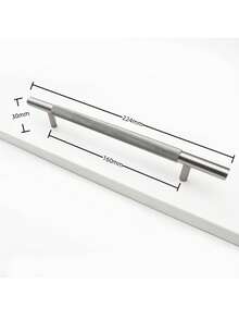 T-Bar Aluminum Alloy Drawer Pulls - Gold/Silver/Black Cabinet Handles For Furniture Hardware And Home Decoration - Silver - View 7