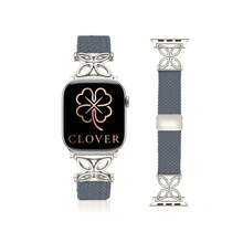 1条装升级版编织表带，带磁扣，兼容表盘尺寸38mm、40mm、41mm、42mm、44mm、45mm、46mm、49mm，男女通用；可调节尼龙单圈表带，兼容 Series 11、10、9、8、7、6、5、4、3、Ultra、3、2、1、SE；四叶草表带 - 四葉草 - 查看 13