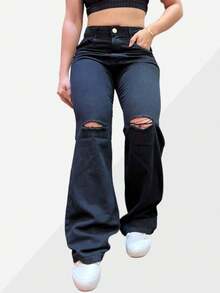 Women Jeans - Negro - Ver 1