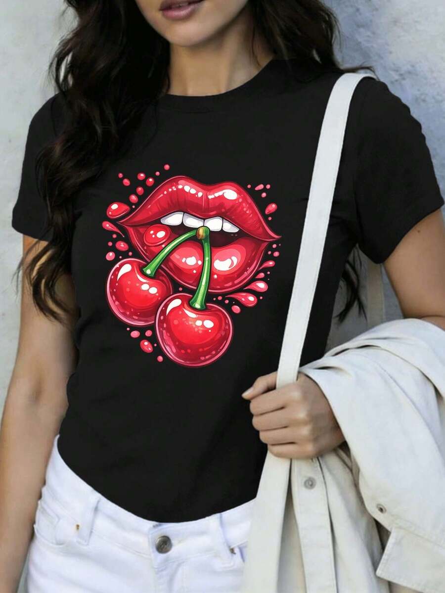 Women T-Shirts - Black - View 1