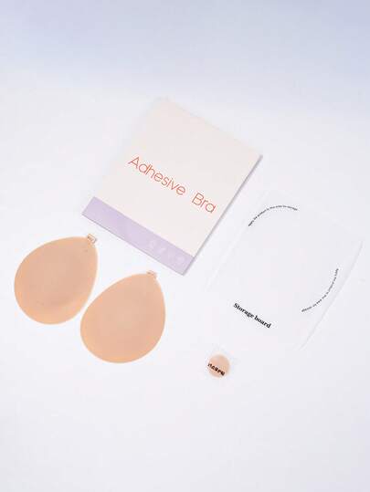 vfvQueen Áo ngực nữ màu trơn đơn giản, kiểu dáng hình quả xoài, thích hợp mặc hàng ngày, có miếng dán, áo ngực không dây, đồ lót nữ.