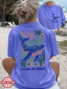 Women T-Shirts - [White] - View 9