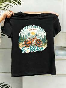 Women T-Shirts - Black - View 2