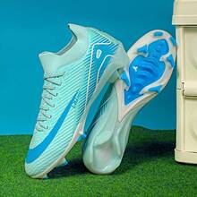 新款男士足球鞋钉批发训练FG顶级足球鞋防滑运动鞋支持一件代发男女通用成人款 - 月色 - 查看 4