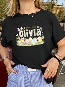Women T-Shirts - Black - View 1