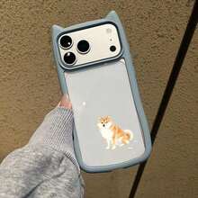 スマホケース  猫耳デザイン シンプルデザイン おしゃれデザイン 大人上品 TPU外殻 全面保護 耐衝撃 傷防止 カメラレンズ保護 17pro Max/17pro/17/11/12/13/14/15/15Pro/15PluS/15Pro Max/16/16Pro/16PluS/16Pro Max/MIN/X/XR 対応 インスタ映え 贈り物に最適 - 蓝色 - チェックする 1