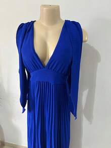 Women Long Dresses - azul real - Ver 2