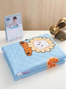 Reusable Leak-Proof Absorbent Baby Diaper Changing Pad | Washable Diaper Mat, 3-Layer Breathable Foldable Portable Comfortable Pad, Soft Absorbent Crib Mattress Protector | Non-Slip Infant Toddler Bed Mat - A - View 4
