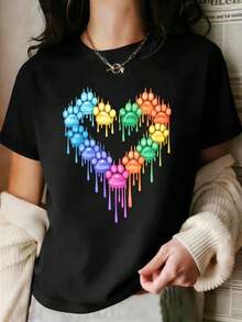 Women T-Shirts - Black - View 2