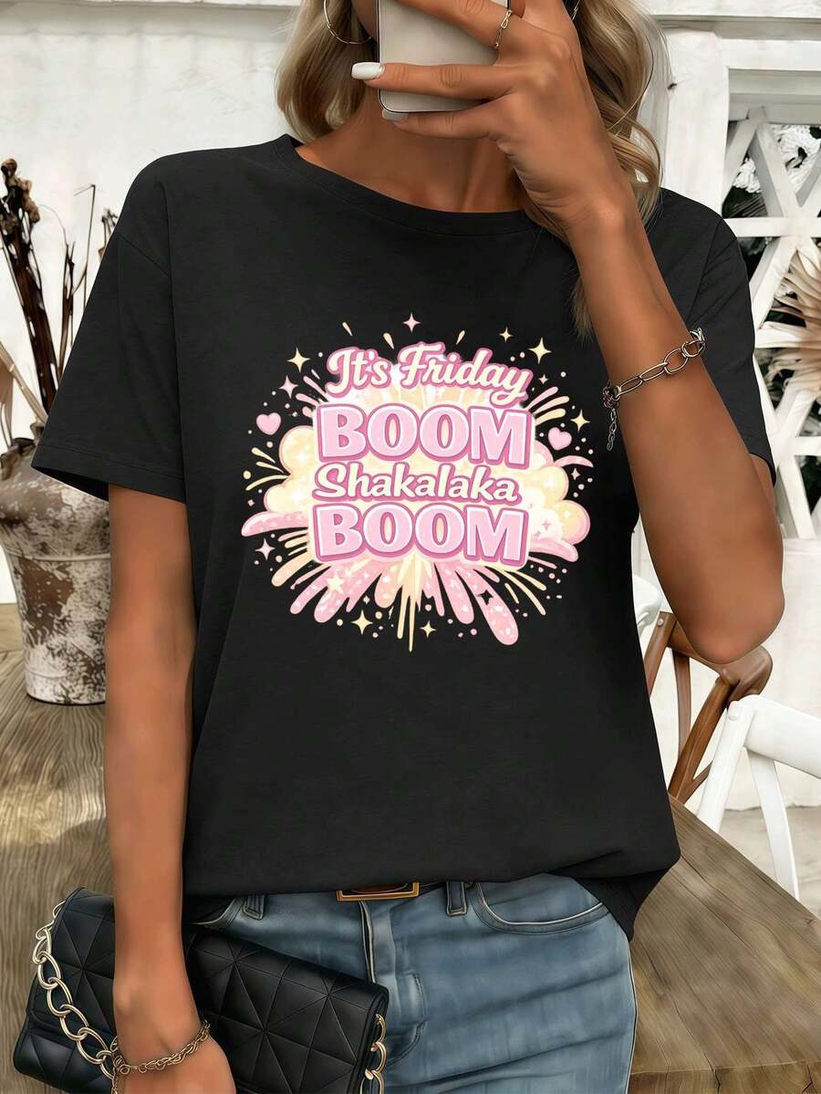 Women T-Shirts - Black - View 1