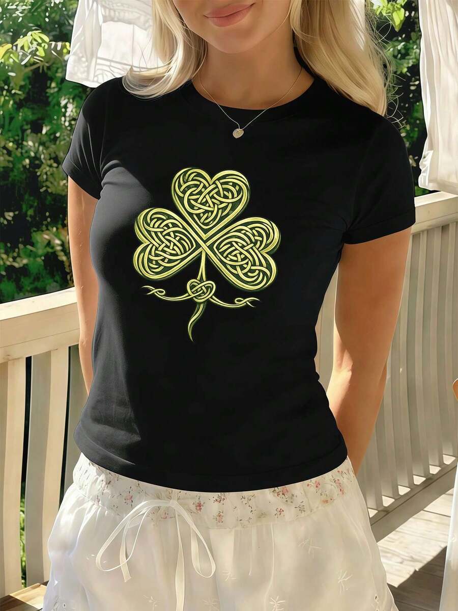 Women T-Shirts - Black - View 1