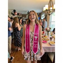 1PC 6.45" X 71.7" Personalized Medical Assistant , Custom MA Graduation Sash Class Of 2026 Gift - Style-1 - View 3