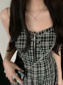 Women Short Dresses - Picture Color - View 10