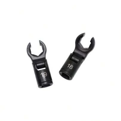 US PRO Tools 6pc 3/8" Dr Flexible Crows Foot Wrench Set Blk 6pt 12-19mm 7516