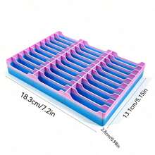 30-Slot Diamond Painting Storage Box With Hollow-Out Design, Lightweight And Easy To Store Diamond Painting Bags. Convenient For Organizing Large Amounts Of Messy Diamond Painting Bags, A Great Helper For Multi-Compartment Categorized Storage. - Storage Rack - View 8
