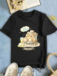 Women T-Shirts - Black - View 2