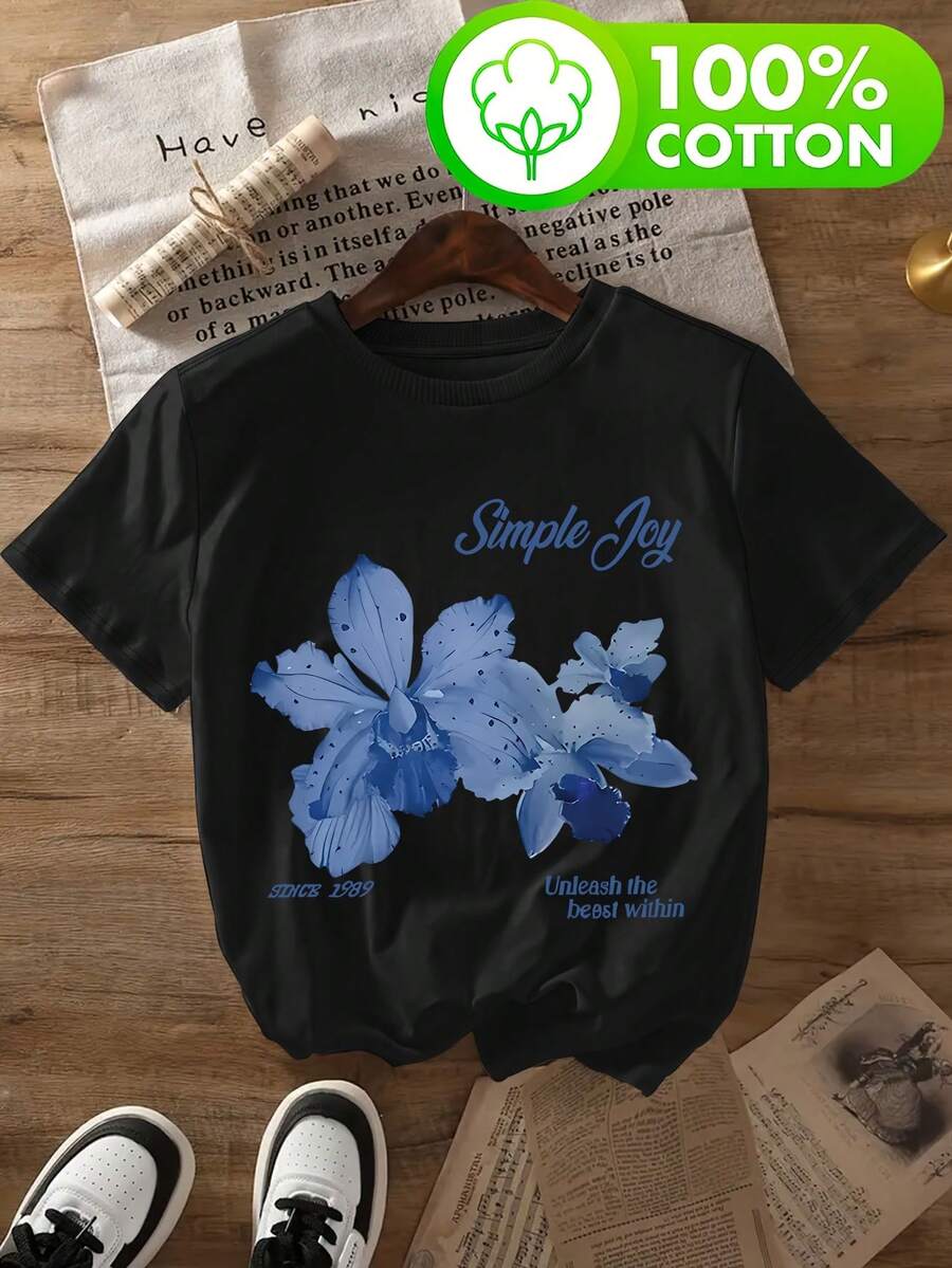 Women T-Shirts - Black - View 1