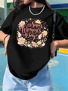 Women T-Shirts - Black - View 1