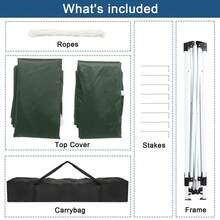 Pop Up Gazebo With Sides Blue Outdoor Canopy Wedding Party Tent - Green - View 5