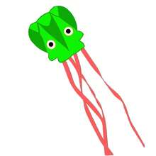Kites - Green With 50m Line - View 3