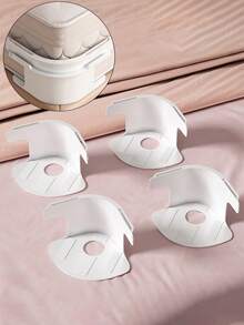 8pcs Bed Sheet Fasteners, Bed Sheet Anti-Slip Fixing Clips, Household Bed Sheet Keeping Flat Tools, Invisible Slot-Style Anti-Slip Bed Sheet Clips, Invisible Bed Sheet Fixing Clips - Multicolor - View 6