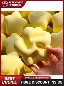 One Soft And Squishy Lucky Star Squishy Toy, Cute High-Quality Stress Relief Toy, Slow Rebound, Satisfying Soft Texture, Squishy Toy For Adults - 彩色 - 查看 1
