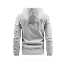 Women Sports Knit Jackets - Light Grey - View 3