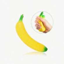 Soft Cute Banana Simulator, Slow Rebound Stress Relief Fruit Squeeze Toy, Fun And Stress-Relieving, Soft Plush Banana - A - View 4