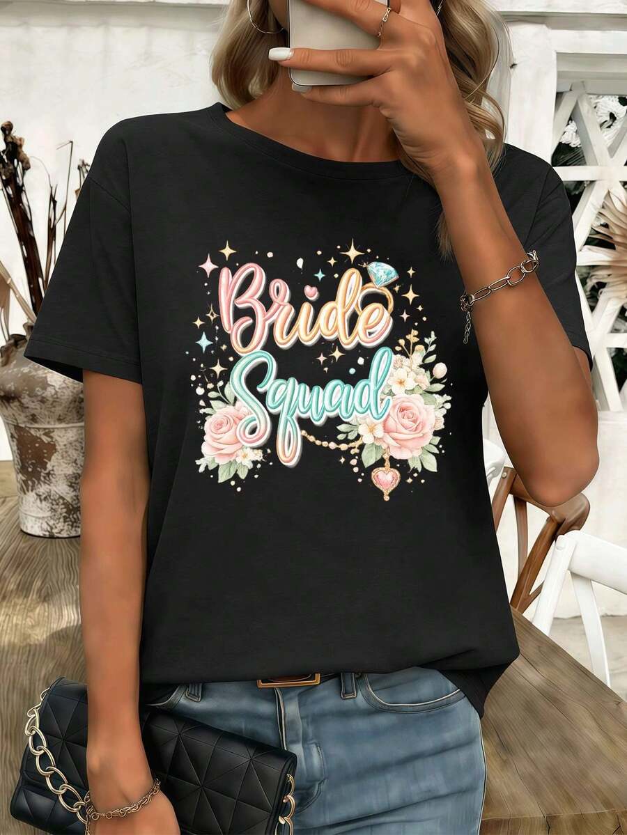 Women T-Shirts - Black - View 1