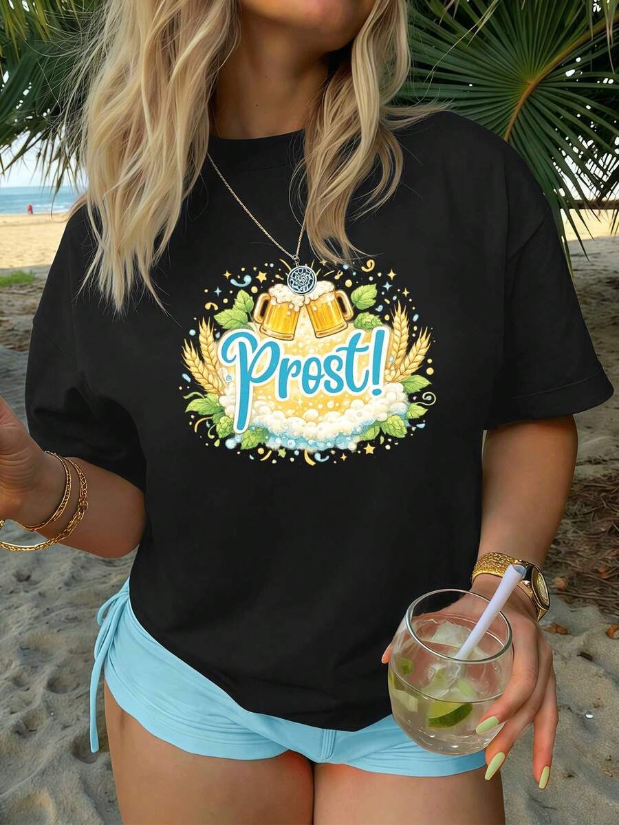 Women T-Shirts - Black - View 1