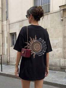 Women T-Shirts - Black - View 8