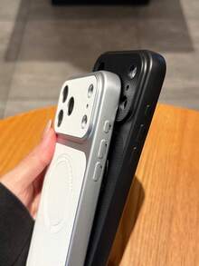 1个装奢华磁吸无线充电手机壳,兼容 17 Pro Max、17 Pro、17、17 Air、16 Pro Max、16 Pro、16、16 Plus、15 Pro Max、15 Pro、15、14 Pro Max、14 Pro、14、13 Pro Max、13 Pro、13、12 Pro Max、12 Pro、12、11,防震荔枝纹保护壳 - 白色 - 查看 6