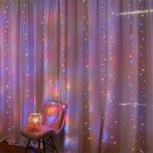 LED Classic Style Curtain Lights, USB Powered With Remote Control (Batteries Not Included), Multiple Lighting Modes, Suitable For Christmas, Halloween, Thanksgiving, New Year, Parties, Weddings, Gatherings, Backdrops - USB Curtain Light String - View 14