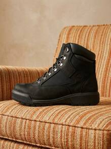 Waterproof Field Boots Men Boots Breathable Sweat Absorption Warmth Windproof Lightweight Solid Easy To Wash Decoration Versatile Outdoor Daily Black TB0A17KC - Black - View 1